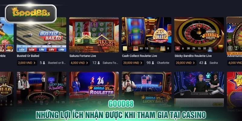 good88 nhung loi ich nhan duoc khi tham gia tai casino Những lợi ích nhận được khi tham gia tại casino