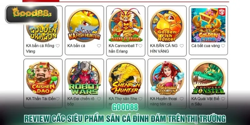 Review các siêu phẩm săn cá đình đám trên thị trường