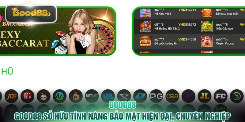 good88 so huu tinh nang bao mat hien dai chuyen nghiep