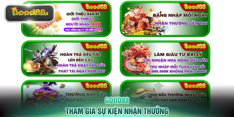 good88 tham gia su kien nhan thuong Tham gia sự kiện nhận thưởng